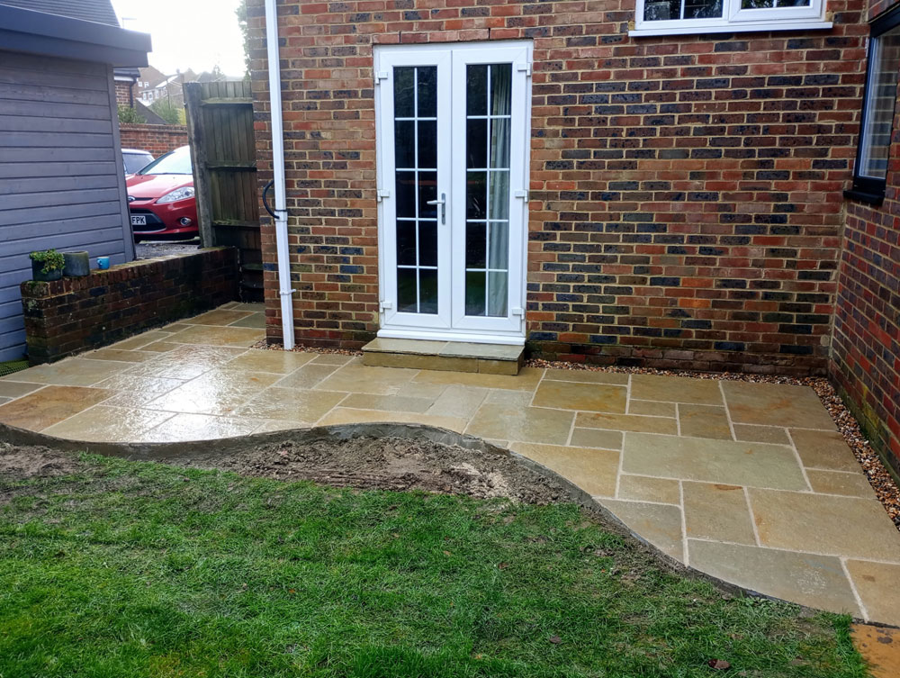 New patio