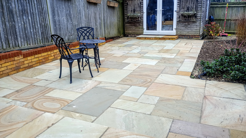 New Patio and Retaining Walls