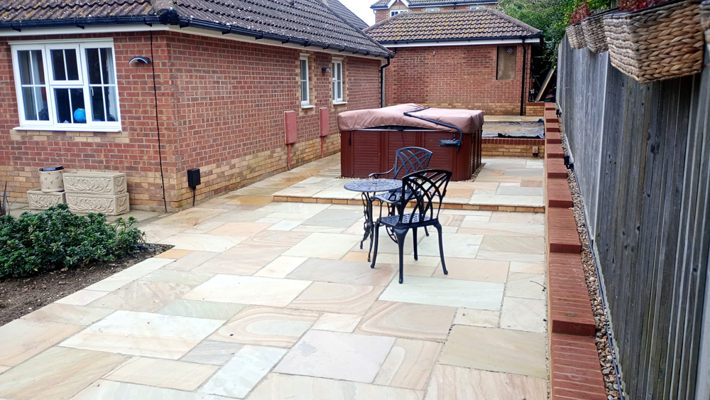 New Patio and Retaining Walls